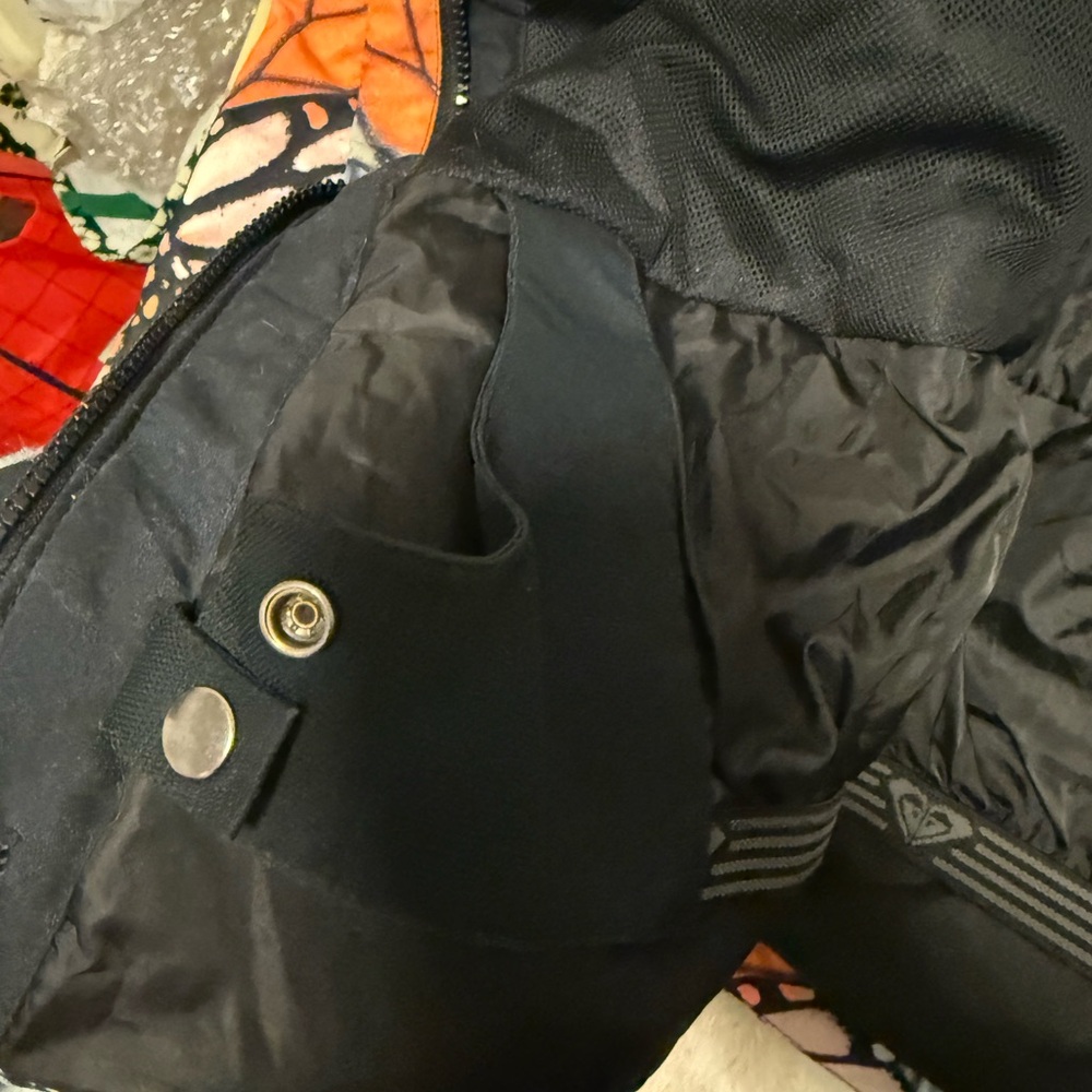 Roxy Women's Abstract Blue and Orange Ski Jacket - Picture 6 of 13